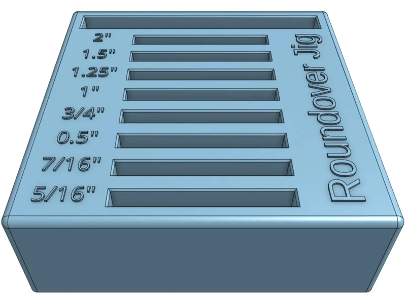 Holding Tray for Roundover Jig