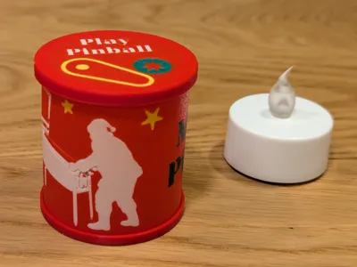 Pinball LED Lantern Card Kit 4x6" (10x15cm)