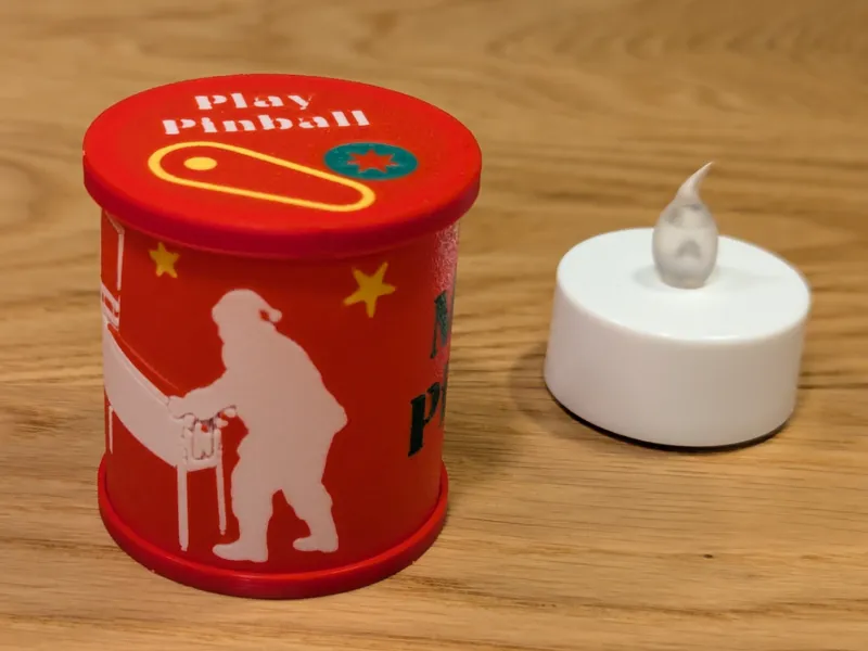 Pinball LED Lantern Card Kit 4x6" (10x15cm)