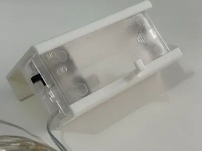 Window Fairy Light Holder V2 Open with Hook