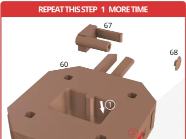 Space 1999 Eagle 1 Transporter Chassis Button