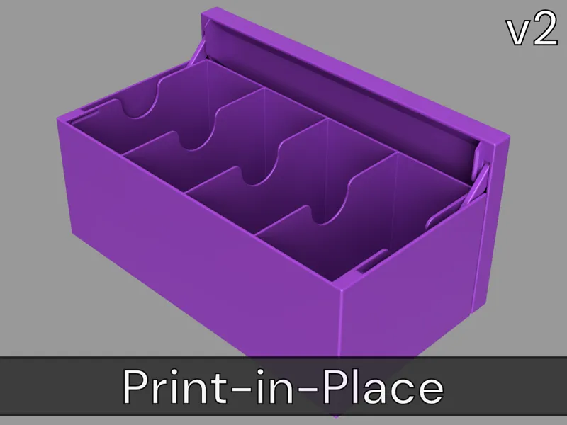 MTG Linkage Lid Deck Box - Quadruple [PIP] v2