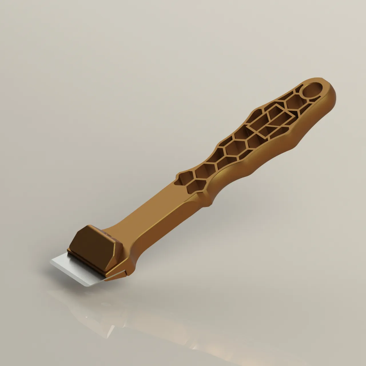 Bambu Scraper - Honeycomb view 4