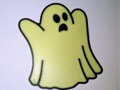 Spooked Ghost window sticker