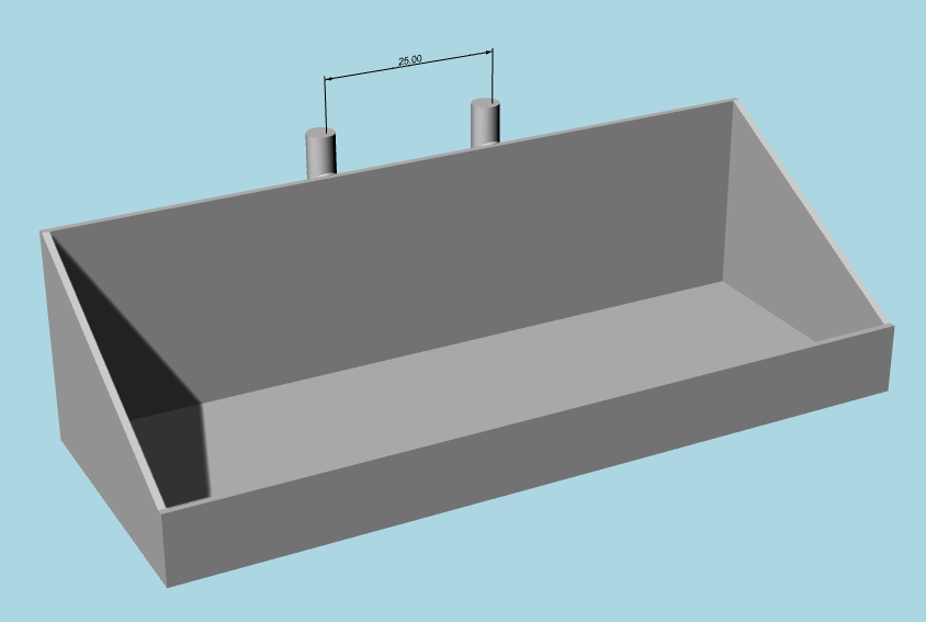 Miniatura 2 do modelo 3D 木纹洞洞板收纳展示盒