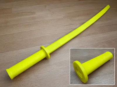 Collapsing Katana Print-In-Place