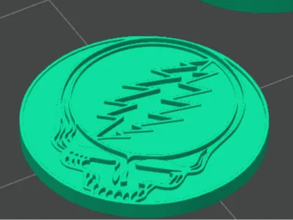 Grateful Dead Steal Your Face mini coins