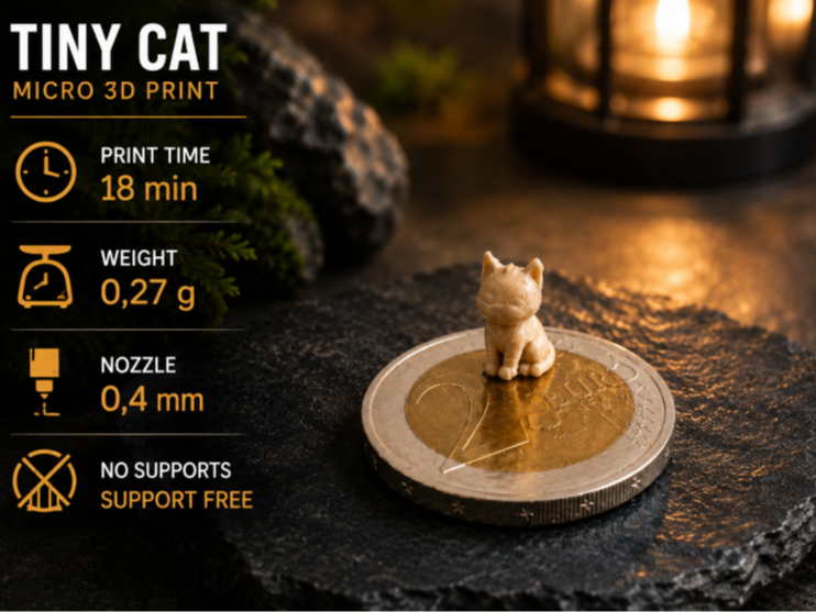 Tiny Cat – World's Smallest 0.4 mm Nozzle