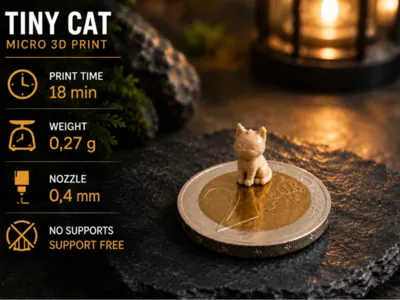 Tiny Cat – World's Smallest 0.4 mm Nozzle