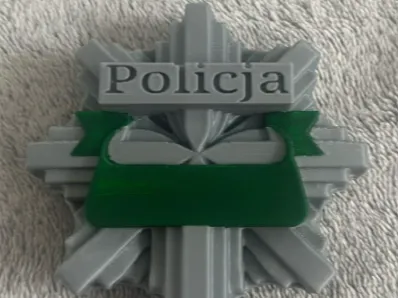 Odznaka Policji blacha/Badge of the Polish Police