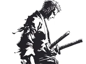 Roronoa Zoro - HueForge - One Piece
