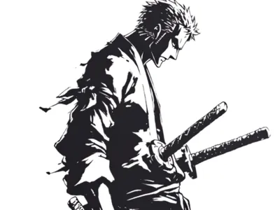 Roronoa Zoro - HueForge - One Piece