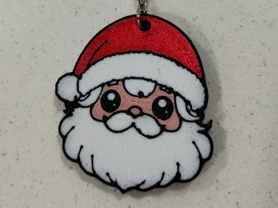 Chibi Santa keyring