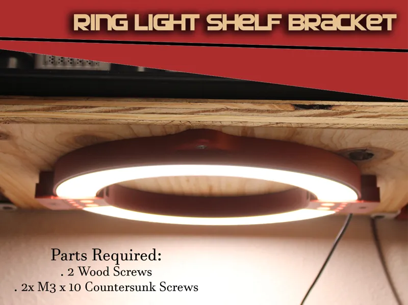Ring Light Shelf/Wall Bracket 