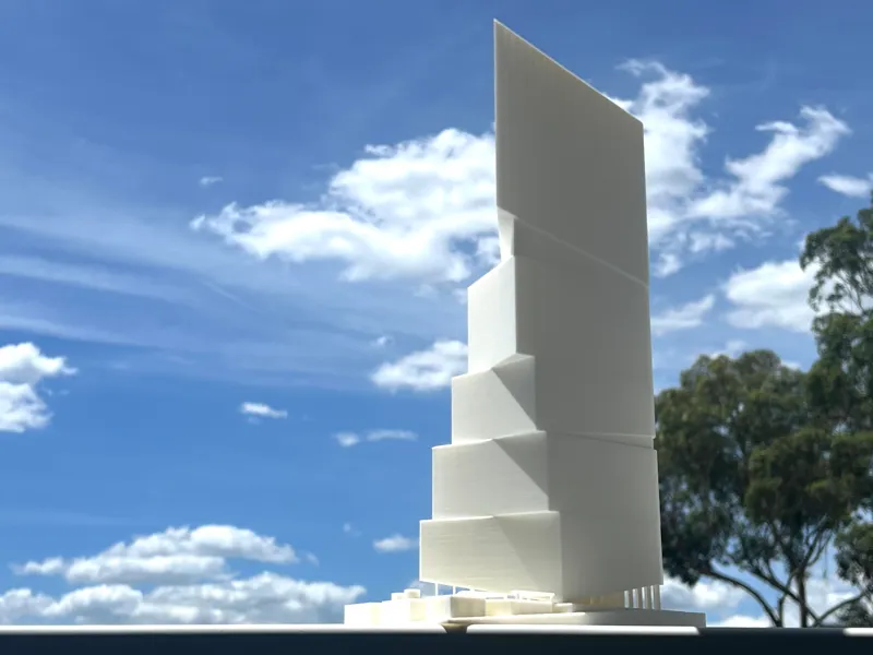 Sydney Quay Quarter Tower architectural massing