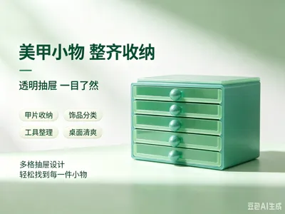 Manicure Desktop Drawer Organizer