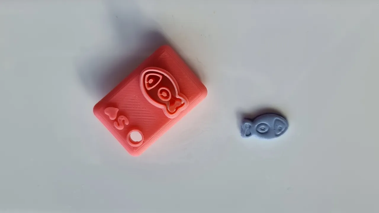 Polymer Clay Earring Cutter – Fish view 2