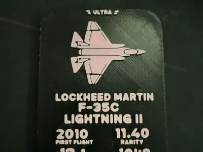 F-35C Skycard style stat card