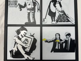 Banksy - Collage 4 Immagini
