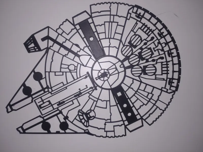 Star Wars Millennium Falcon Wall Decor