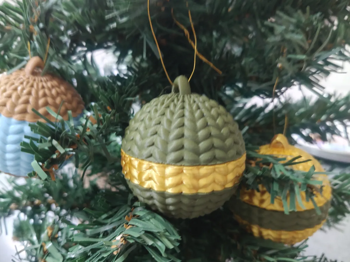 Woven Christmas Balls – No AMS Needed - Free 3D Print Model - MakerWorld