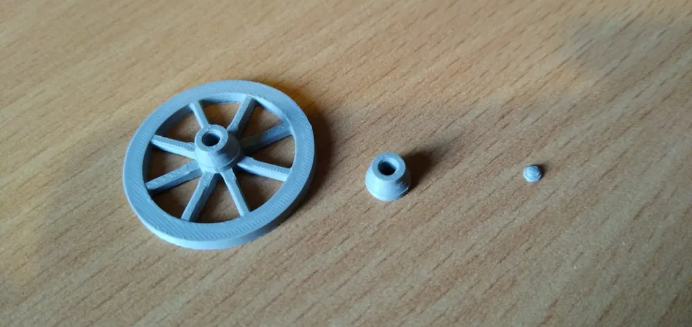 Cartwheel Model Wooden Cartwheel 1/35 - Free 3D Print Model - MakerWorld
