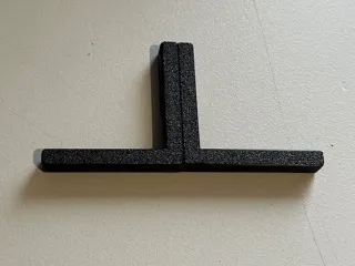 Metal shelf endcap - T-connector