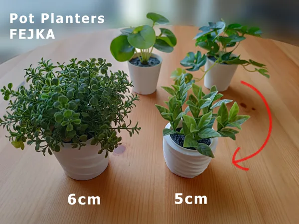Pots pour plantes artificielles