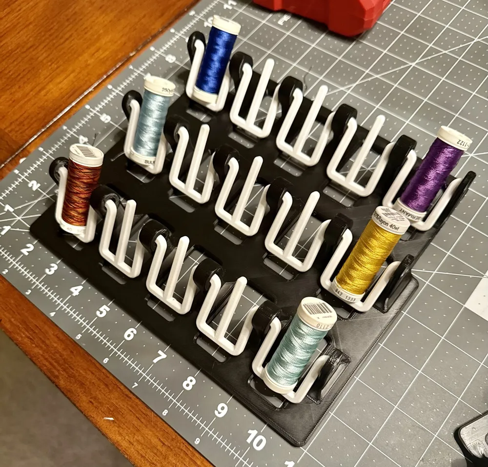 Portable Embroidery Thread Rack by josh.davis MakerWorld: Download Free ...
