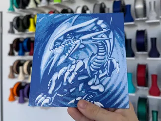 Blue Eyes White Dragon Hueforge