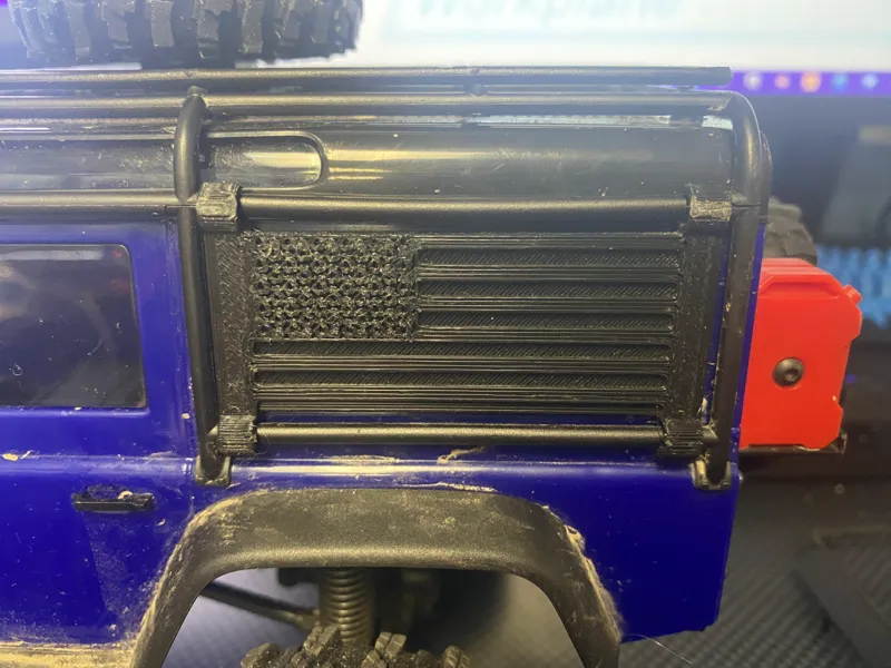 TRX4m Defender Back Panel Flag
