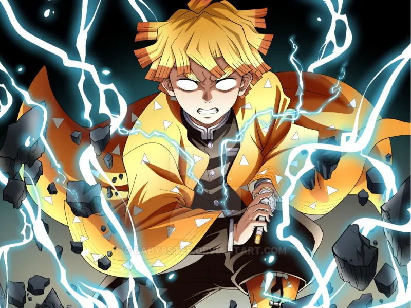 Zenitsu Agatsuma lightning hueforge demon slayer