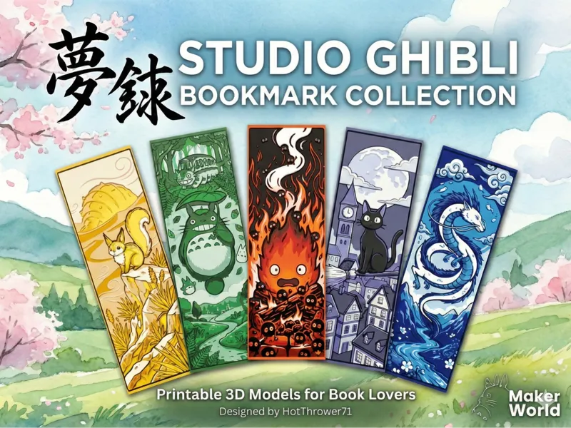 Studio Ghibli Bookmark Collection