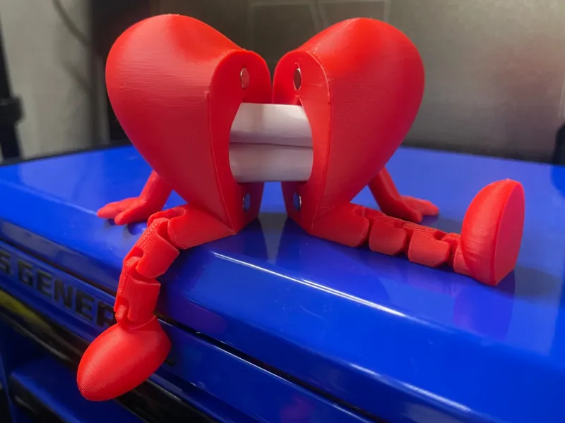 Valentine's Day Secret Heart Buddy Magnet V2