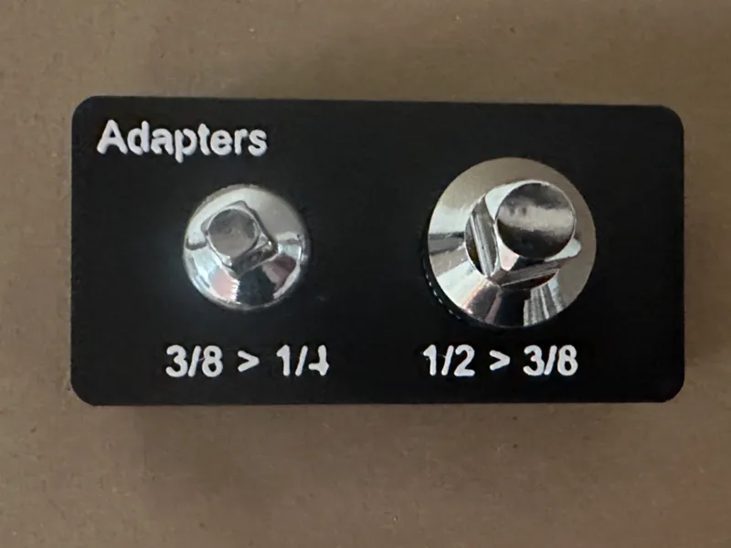 Gridfinity Ratchet adapter holder