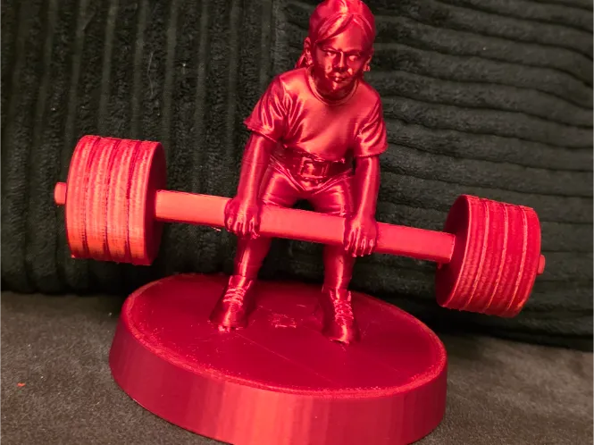 Child female  axle deadlift