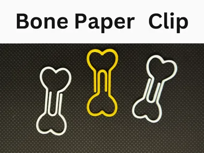 Paper Clip — Bone Style