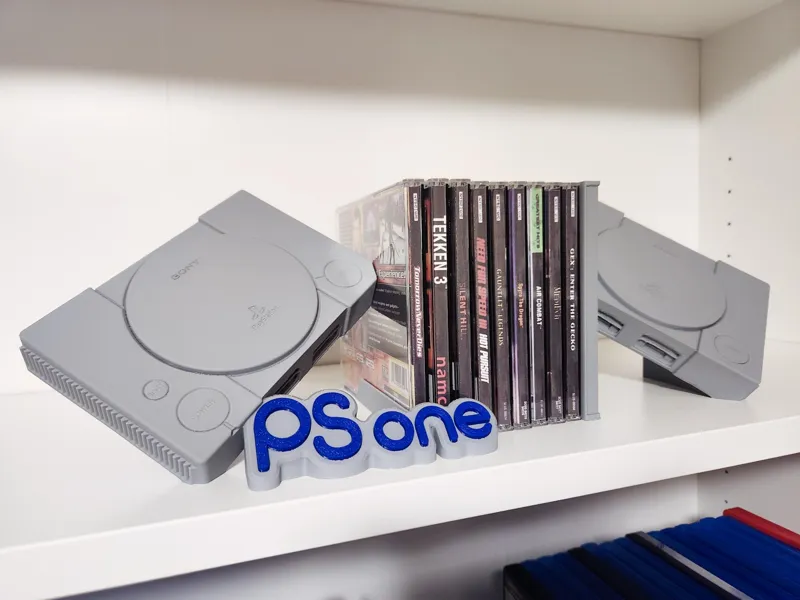 PS One Game Case Bookend Storage