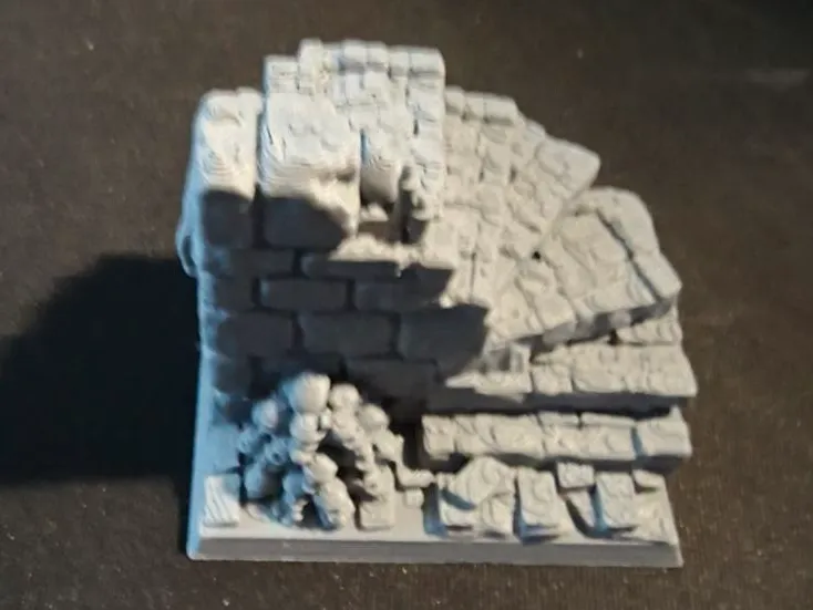 Hero Quest - Stairs with skulls