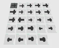 Square 30x30x15mm - 55x55x35mm