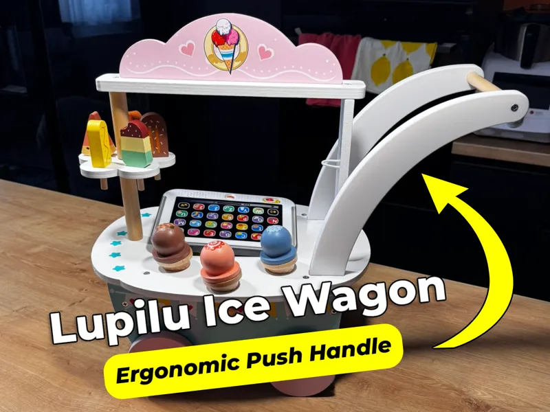 Ergonomic Push Handle (for lupilu ICE CREAM WAGON)