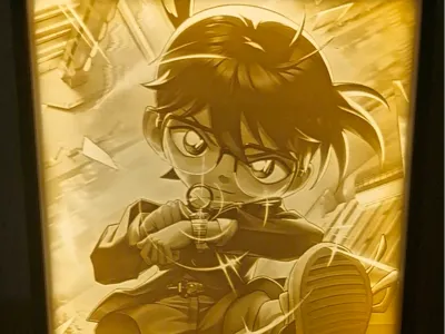 Detective Conan lithophane