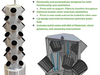 Modular Hydroponics Tower