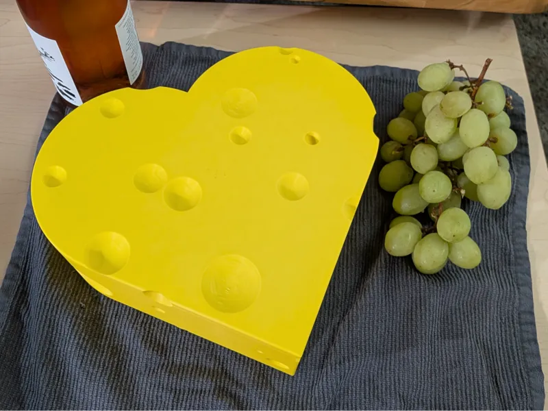 Heart Shaped Cheese Box