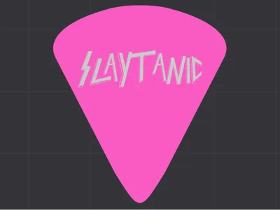 Guitar Pick (Customizable Text) - 0.5-1.2