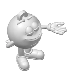 Miniatura 2 do modelo 3D Keychain M&M figur 