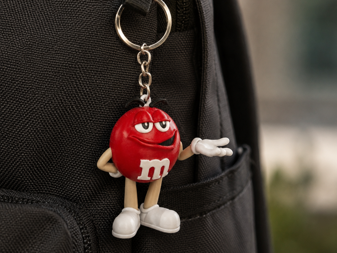 Keychain M&M figur 