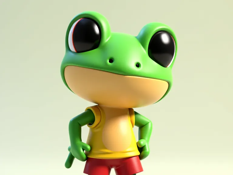 petit grenouille sportif 