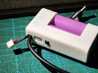 21700 Battery Box 2s 7.4v FPV Goggles Battery