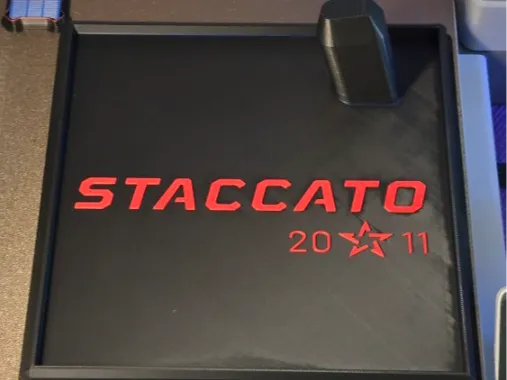 Staccato Pistol Stand and Catch All Tray